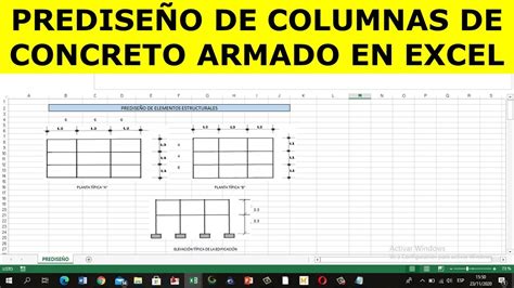 Prediseño de columnas en Excel YouTube