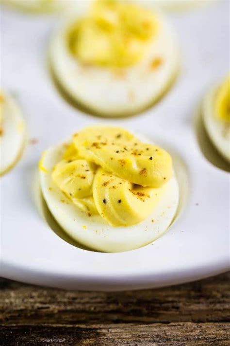 Horseradish Deviled Eggs - Everyday Eileen