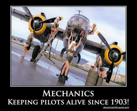 Aviation Humor Auf Instagram Mechanics Keeping Pilots Alive Since