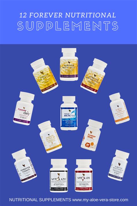 I LOVE these supplements and think you will too - from the Forever Bee ...