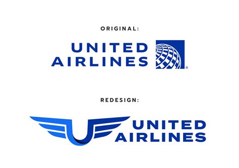 Logo Redesign | United Airlines by Erin Lahai for The Woodshop on Dribbble