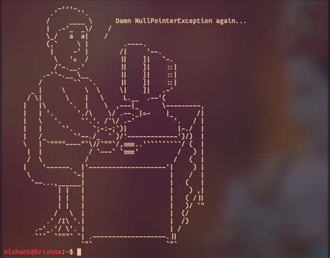 How To Display Random Ascii Art On Linux Terminal Geeksforgeeks