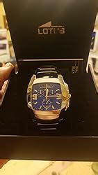 Montre Lotus Shiny Chrono Bleu Electrique Amazon Fr Mode