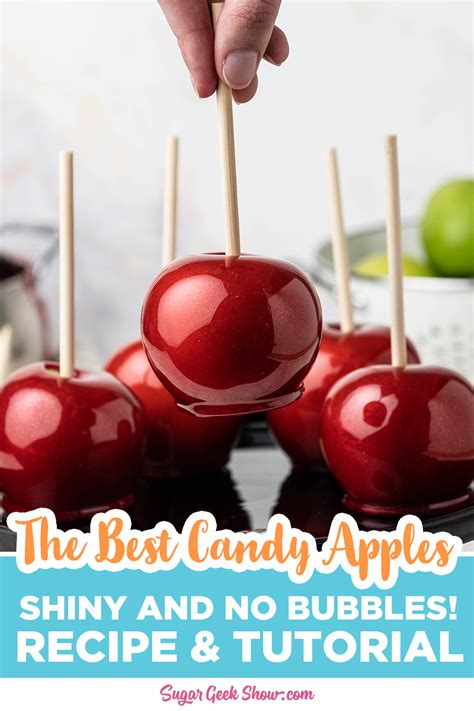 Smooth and Shiny Candy Apple Recipe + Video – Sugar Geek Show