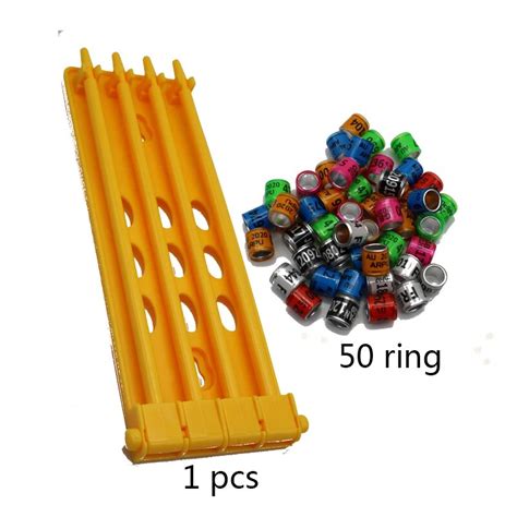 50 Pigeon Birds Parrot Rings Stand Birds Training Articles Racing