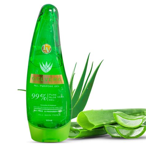 La Vista Green Gelvera Aloevera Gel Dry Skin Packaging Size 100ml At