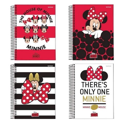 Caderno Minnie Mouse Mat Ria Folhas Starschool Shopee Brasil