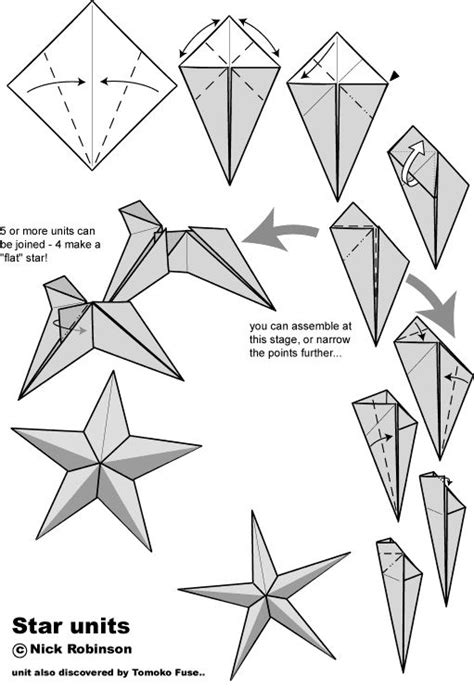 Star Folding Directions Origami Star Instructions Origami Stars