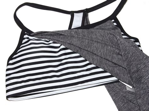 Nike Womens Tankini Athletic Two Piece Swimsuit Beachwear Central