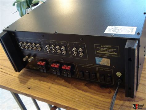 Pioneer Spec 1 Pre Amp Preamplifier And Spec 2 Power Amp Amplifier