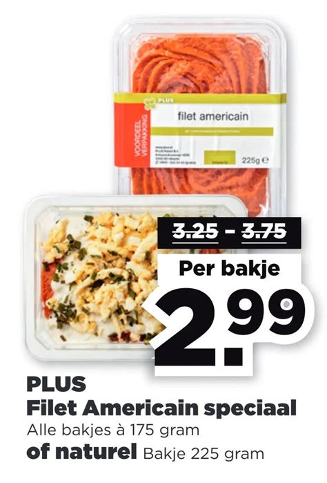 Plus Filet Americain Speciaal Of Naturel Aanbieding Bij PLUS