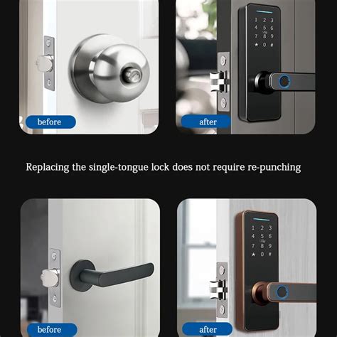 Tuya Ttlock Electronic Smart Door Lock With Biometric Fingerprint Smart