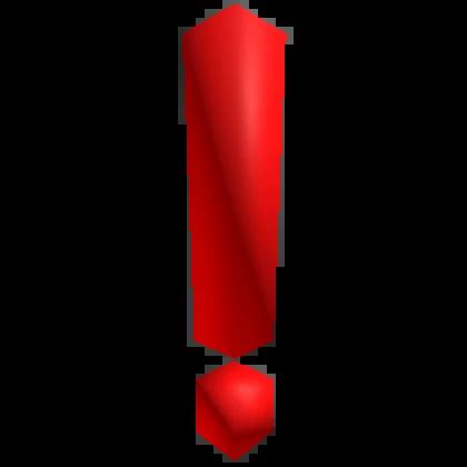 Red Exclamation Mark Roblox Item Rolimon S