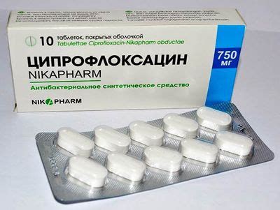 Ципрофлоксацин при простатите: инструкция по применению, эффективность ...