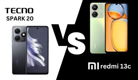 Budget Smartphone Showdown TECNO SPARK 20 Pro Vs Redmi 13C Feature