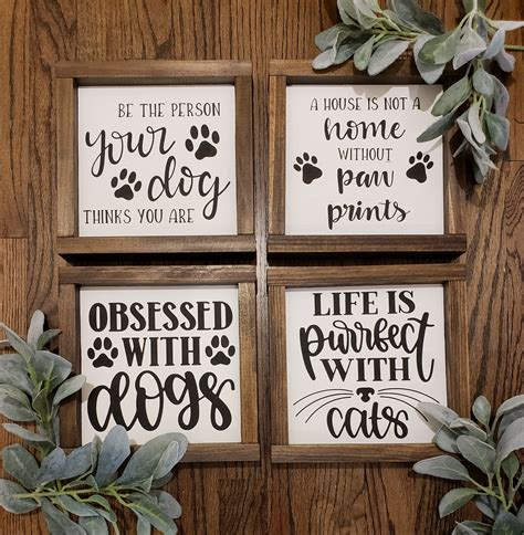 Pet Signs, Animal Signs, Dog Signs, Cat Signs, Pet Decor, Animal Decor ...