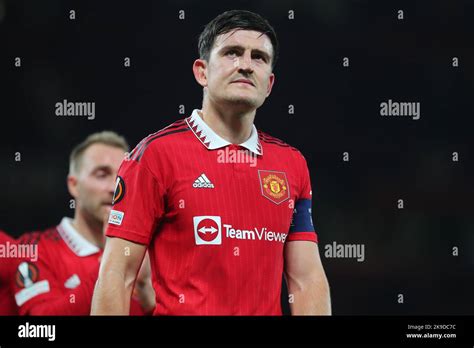 Harry Maguire During The UEFA Europa League Match Manchester United Vs