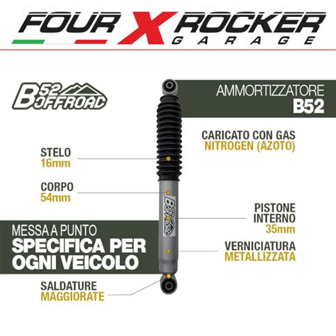 Ammortizzatore Cm B Offroad Per Suzuki Jimny Four X Rocker