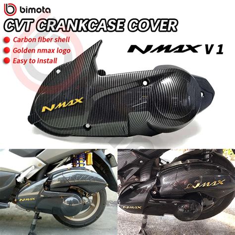 NMAX V1 CVT Crankcase Cover Air Filter Carbon Made In Thailand Shopee