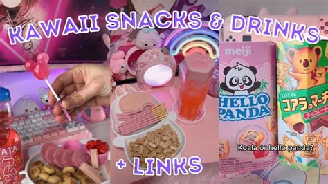 Kawaii Food Snacks And Drinks With Links Tiktok Compilation Tiktok