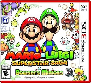 Nintendo Mario And Luigi Superstar Saga Plus Bowser S Minions