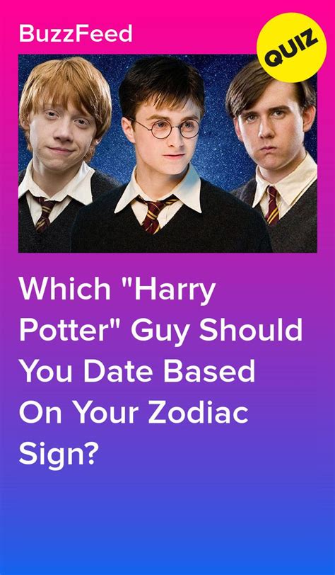 Which Harry Potter Guy Should You Date Based On Your Zodiac Sign