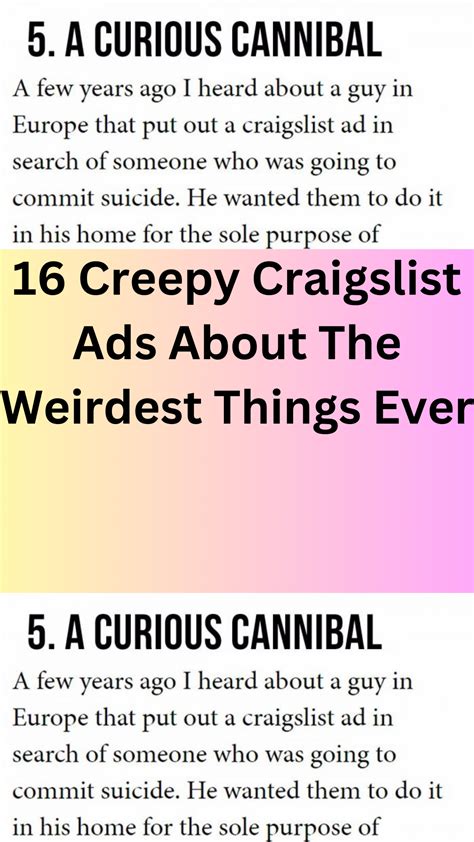 Are These the WEIRDEST Knoxville Craigslist Listings Ever? - o1vdob5