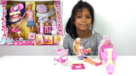 Pink Steffi Doll Baby Playset Unboxing And Playtime Fun Girls Toy