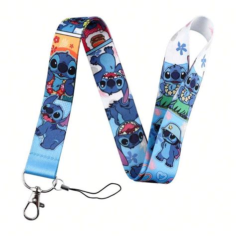 Styles Anime Lilo Stitch Cute Stitch Card Hanging Strap Credential