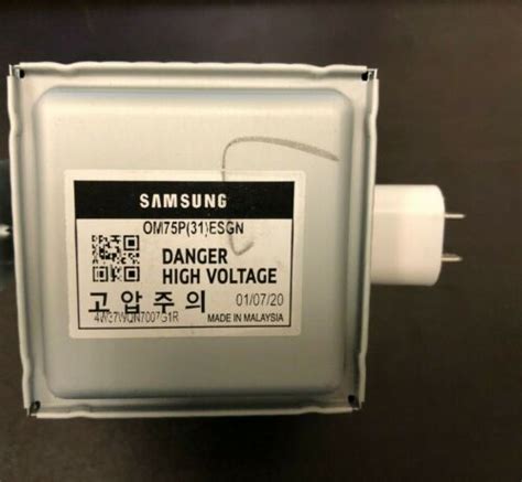 OM75P 31 ESGN OEM Genuine Samsung Microwave Magnetron MGT OM75P 31