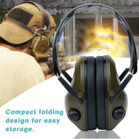 Military Tactical Earmuff Noise Reduction Hunting Shooting Headphone