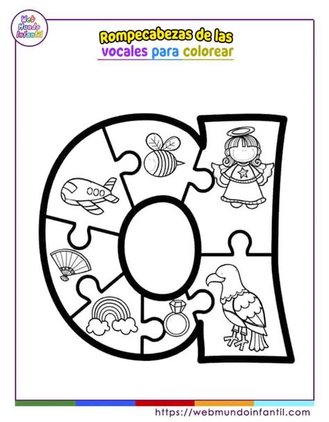 Aprendemos Las Vocales Con Estos Divertidos Puzzles Imagenes