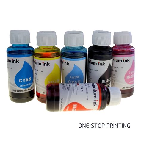 6 Colors 100ML Universal Dye Ink Refill Kit For Use All Printer Ink