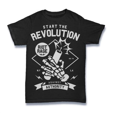 Start The Revolution T Shirt 100 Cotton Premium Tee New Ebay