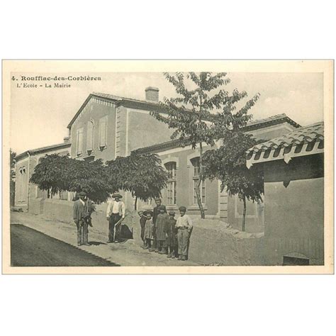 Carte Postale Ancienne Rouffiac Ecole Et Mairie Carte Notice