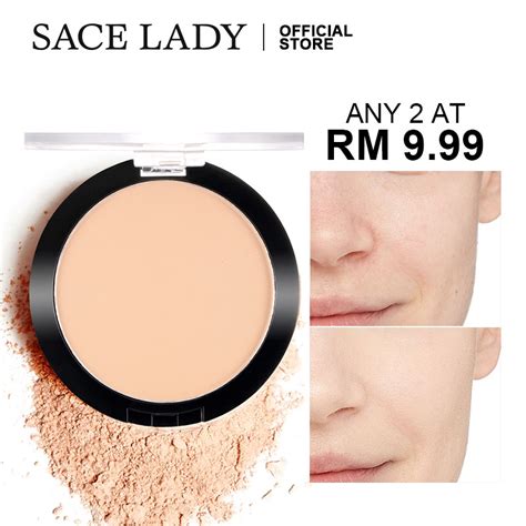 Sace Lady Matte Pressed Powder Flawless Smooth Oil Control Face Makeup