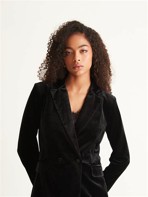 Black Velvet Blazer