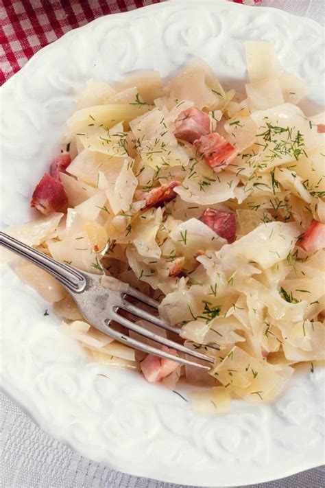 Easy Ham And Cabbage Recipe For Two Izzycooking