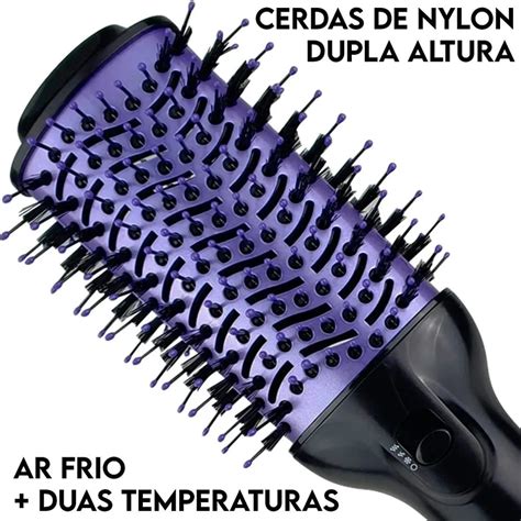 Escova Secadora e Modeladora Taiff 127V Easy Oval Lilas ELÉTRICOS