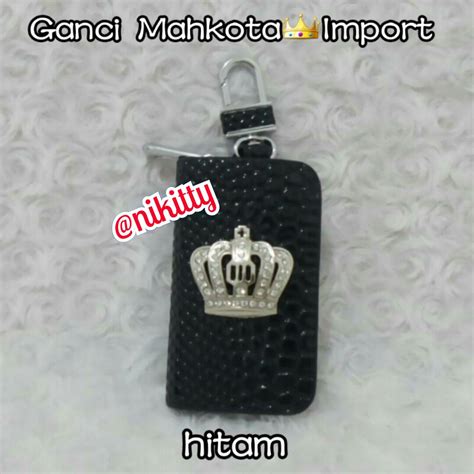 Jual Dompet Gantungan Kunci Stnk Mobil Motor Mahkota Crown Kotak Import