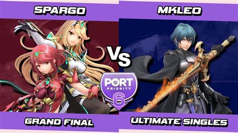 Port 6 GRAND FINAL Sparg0 Pyra Mythra Vs MkLeo Byleth SSBU