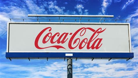 Advertisement Billboard Displaying Logo of Coca Cola Editorial Image ...