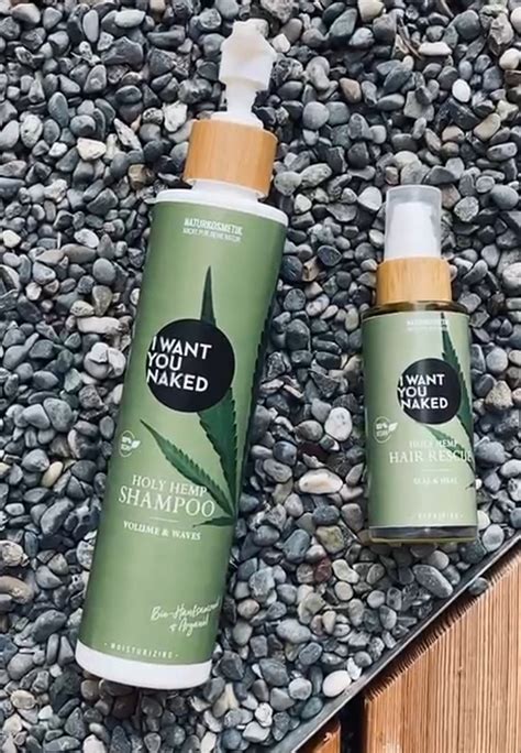 I Want You Naked Shampoo Holy Hemp Volume Waves Shampoo Zalando Ch