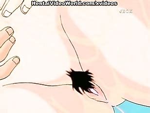 Hot Anime Chick Gets Oiled Up