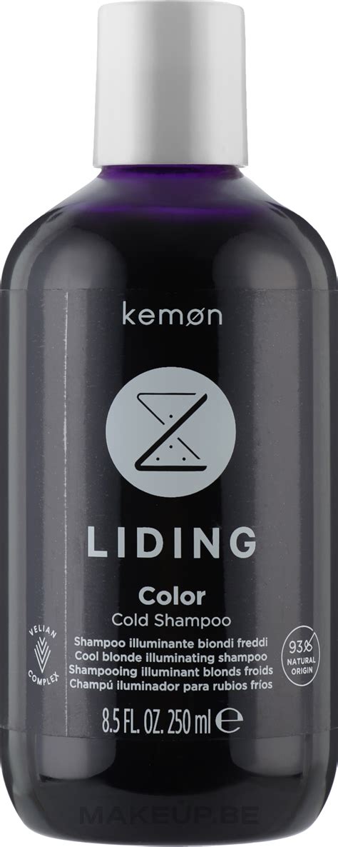 Kemon Liding Color Cold Shampoo Shampooing Neutralisant Pour Blonds