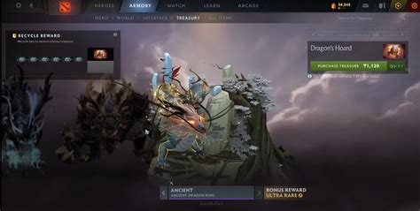 Dota 2 Gets First Ever Ancient Cosmetic Dragon S Hoard Treasure In