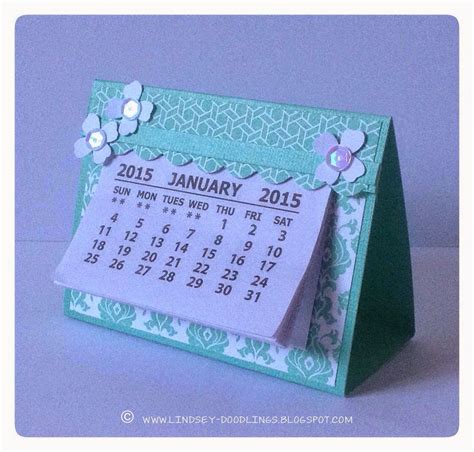 Stampin Up Handmade Desk Calendar Handmade Desk Calendar Calendar