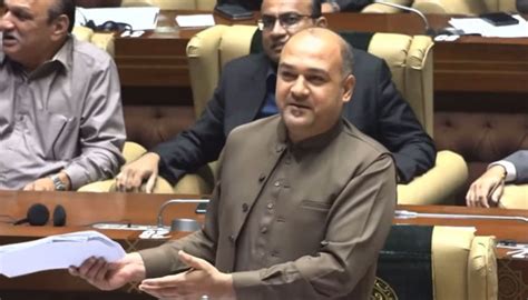 Opposition Leader Disputes Sindh Govts Claim It Is Focused On