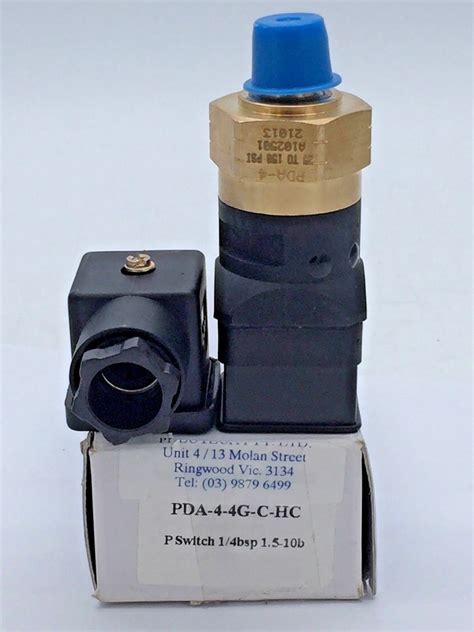 Baccara Pda G C Hc Adjustable Pressure Switch Bsp Bar