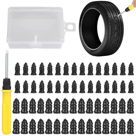 Tire Plug Kit Pcs Tire Repair Rubber Screws Vacuum Tyre Repair